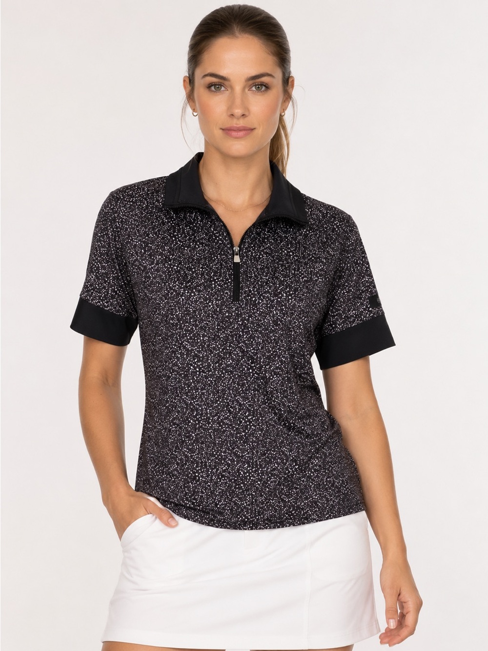 Foray Golf Shirt One Size Pullover Windbreaker Half Zip Mesh Lined Adjustable OS